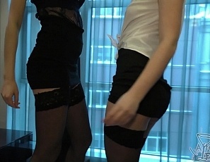 072616_lingerie_models_bree_haze_and_mira_give_hot_stripteases_strapon_fucking_and_double_dildo_pussy_scissoring_until_they_cum